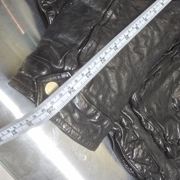 Neil Barrett "Orlando" Jacket. High-fashion textured leather. Men's XL slim - Picture 9 of 16